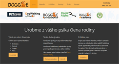 Desktop Screenshot of doggie.sk